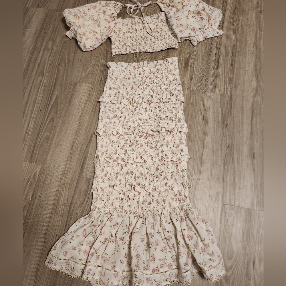 Mable Floral  Skirt Set - Picture 6 of 12